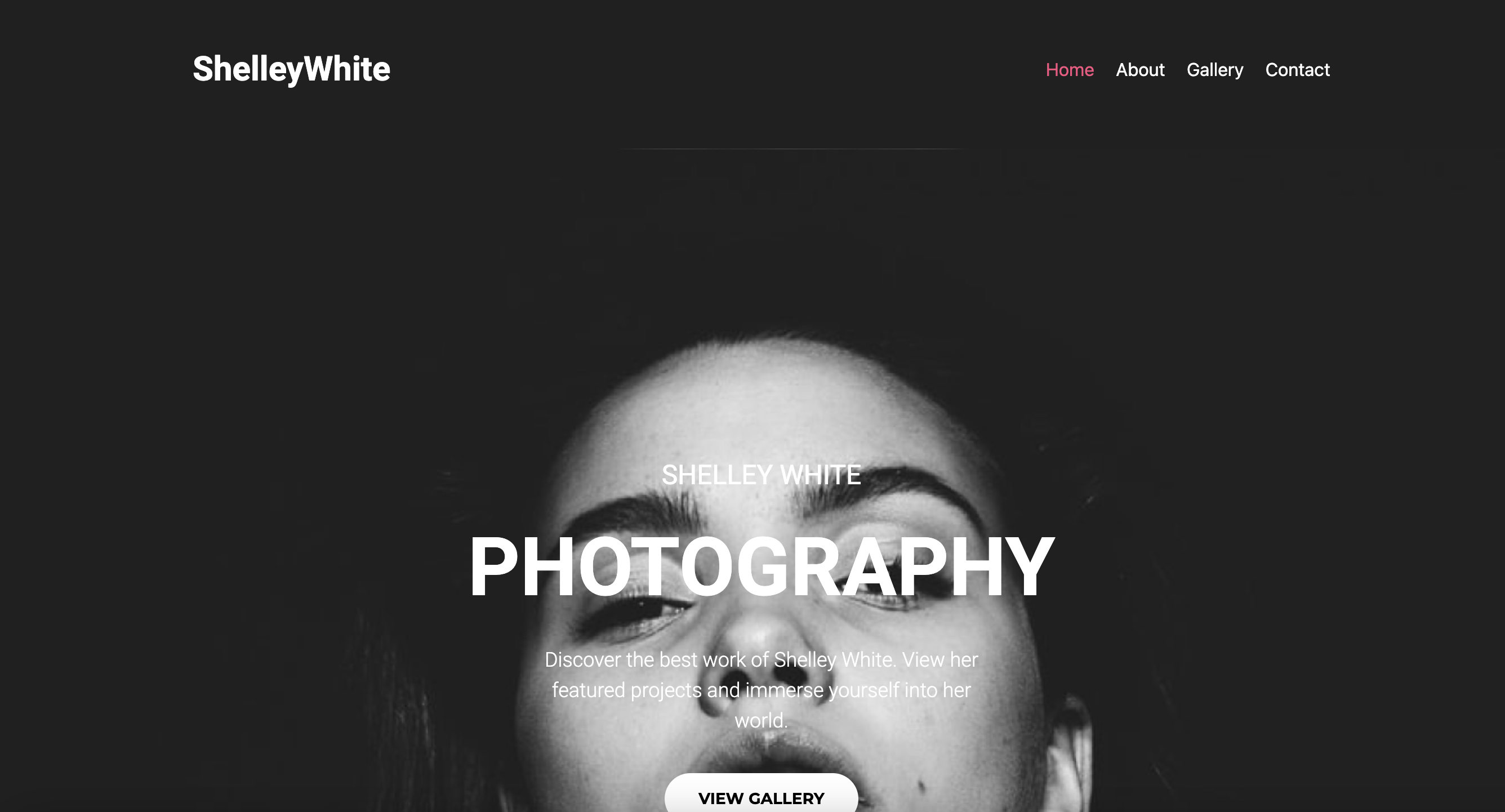 photographer portfolio project